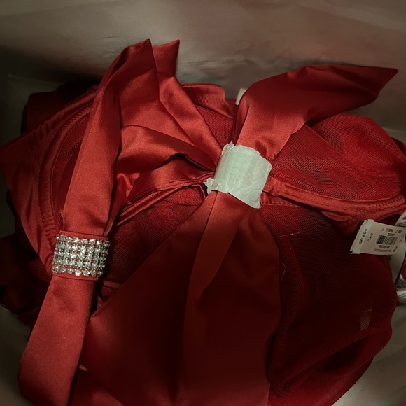 🔥Lowest price you can find! rare bra🎀Bow 💎rhinestone lipstick💄 - Picture 6 of 8